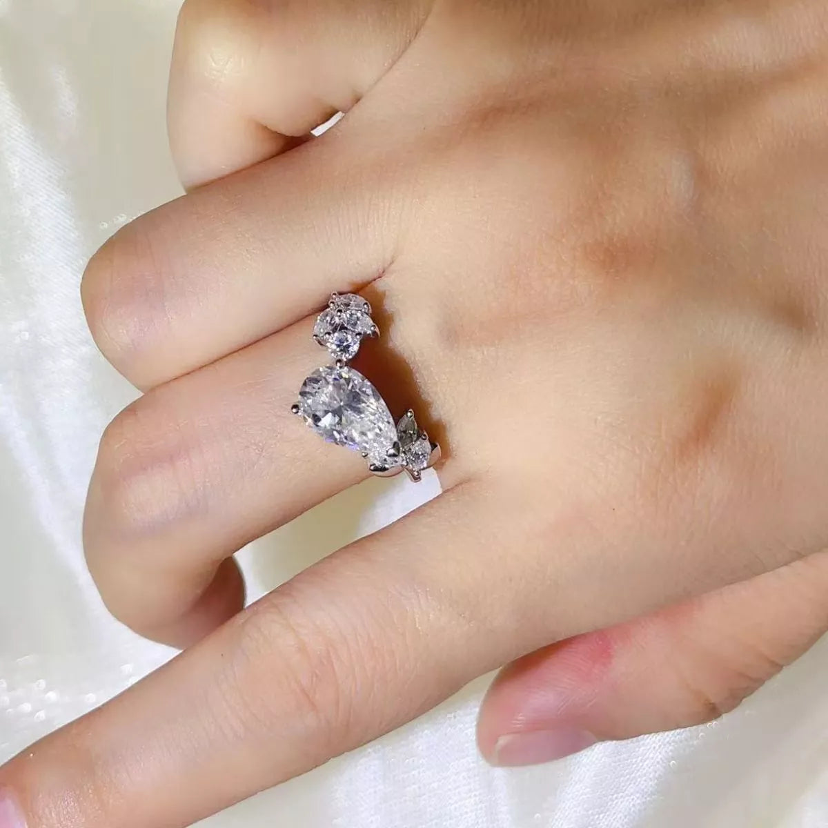 3 Carat Moissanite 925 Sterling Silver Ring