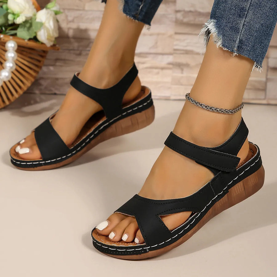 Open Toe Wedge Sandals