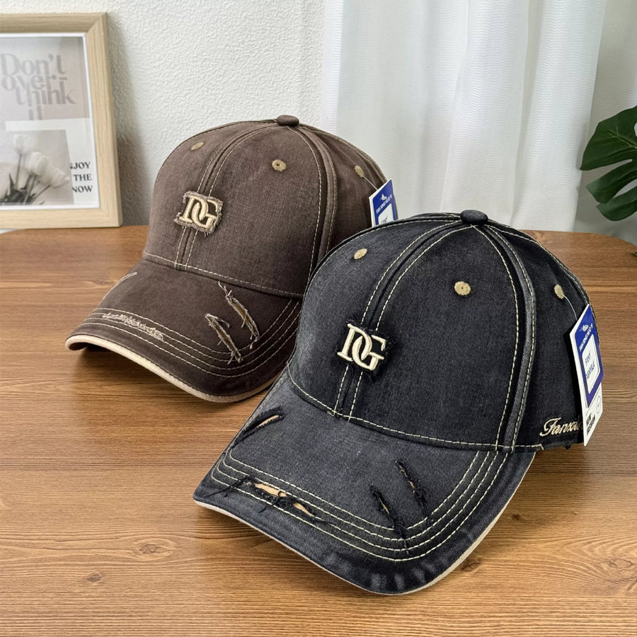Distressed Casual Baseball Cap