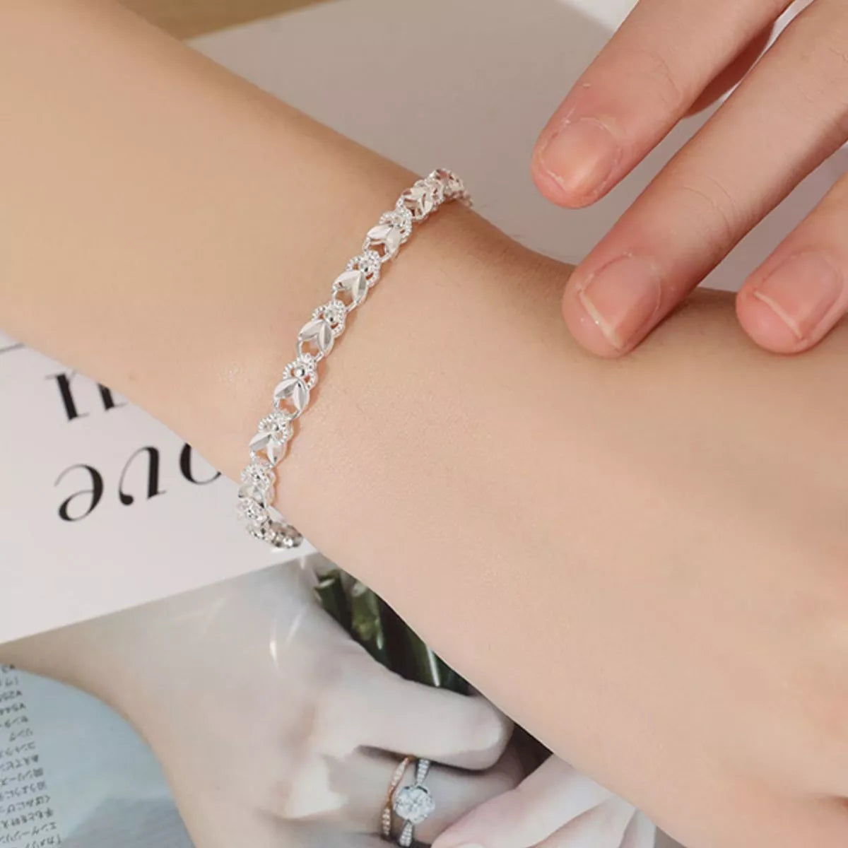 925 Sterling Silver Chain Bracelet