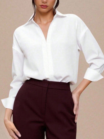 Button Down Long Sleeve Bodysuit