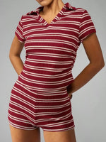 Burgundy Stripes