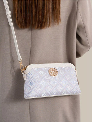 Geometric Pattern Crossbody Bag
