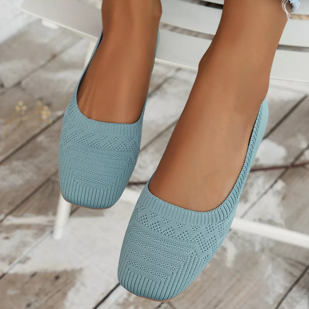 Square Toe Slip Ons