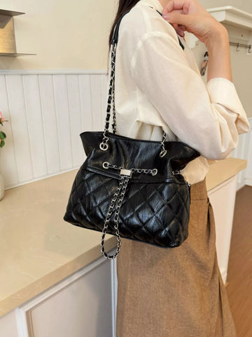 Quilted Chain Shoulder Bag