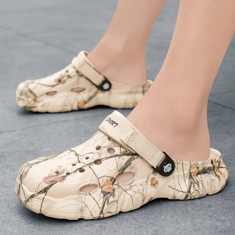 Round Toe Hollow Out Sandals