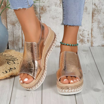 Open Toe Wedge Sandals