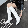 White Low Heel