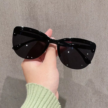 UV Protection Half-Rim Sunglasses