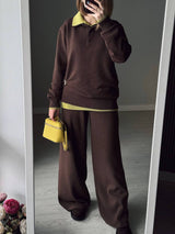 Brown Pants Set