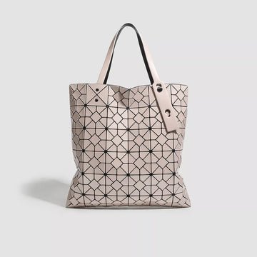 Geometric Lattice Pattern Handbag