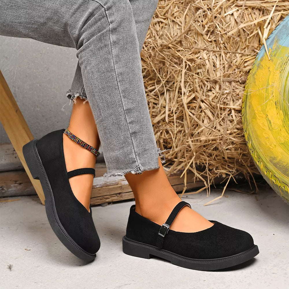 Round Toe Slip Ons
