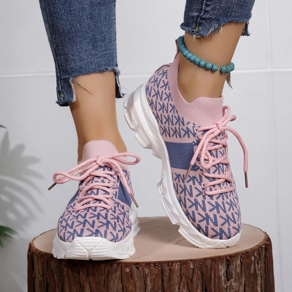 Lace Up Platform Sneakers