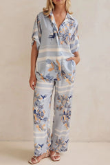 Blue White
