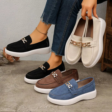 Round Toe Slip-Ons