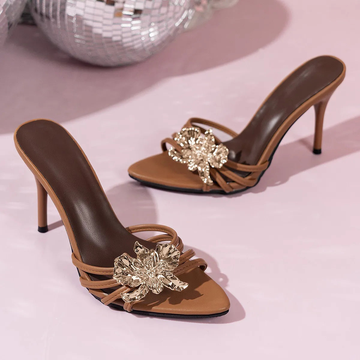 Open Toe Stiletto Sandals selected from Most-Loved Styles for The Pieces Everyone Notices: The Most-Loved Edit