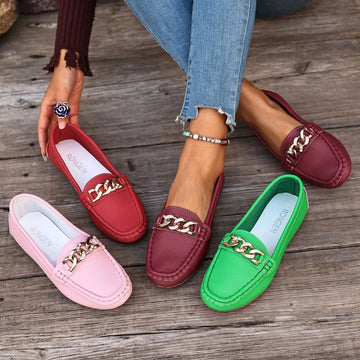 Round Toe Slip Ons