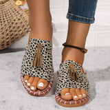 Brown Leopard Print