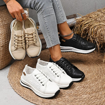 Lace Up Platform Sneakers