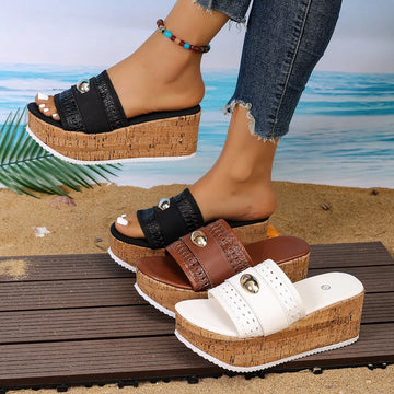 Open Toe Wedge Sandals
