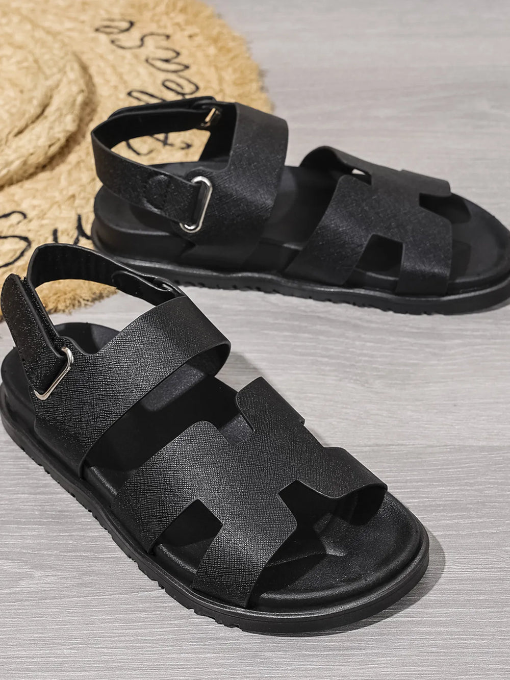 H Style Gladiator Sandals with Ankle Strap