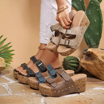 Open Toe Wedge Sandals