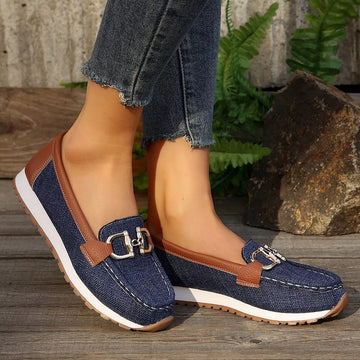 Round Toe Slip Ons