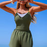Army Green + White