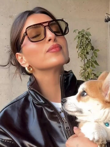 Tinted Lenses Aviator Sunglasses