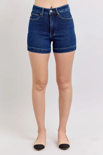 Judy Blue High-Waist Tummy Control Denim Shorts