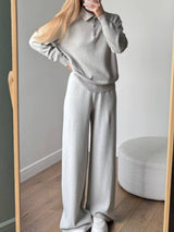 Gray Pants Set