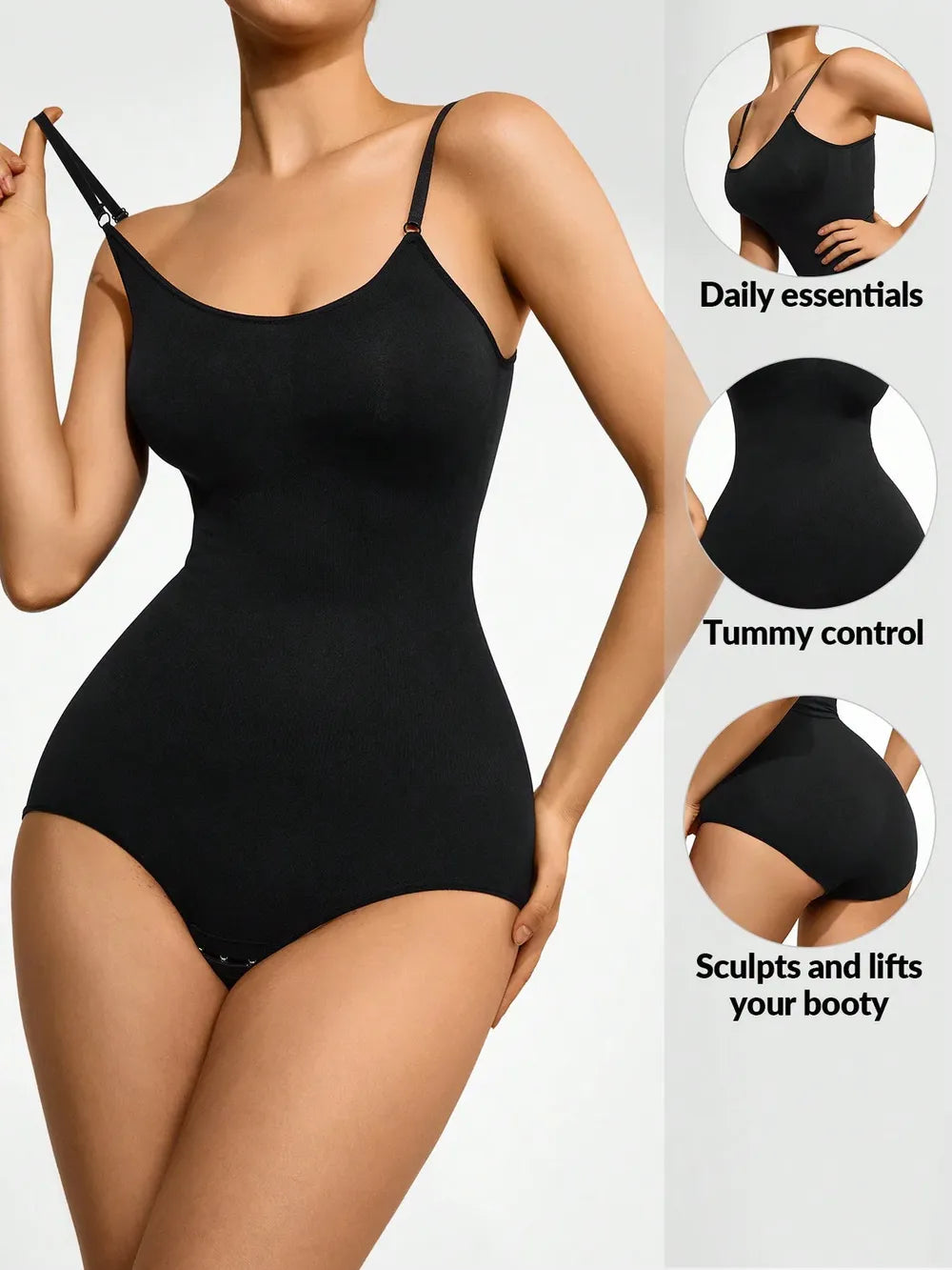 Basic Bae Scoop Neck Shaping Bodysuit
