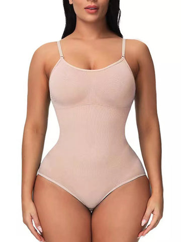 Seamless Scoop-Neck Shaping Bodysuit