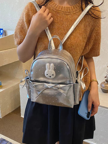 Bunny Polka Dot Backpack Bag