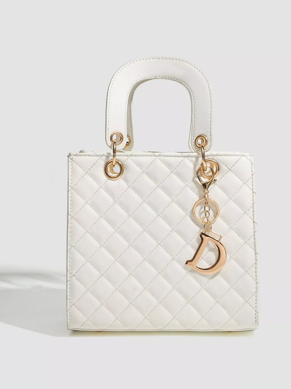Quilted Top Handle Handbag