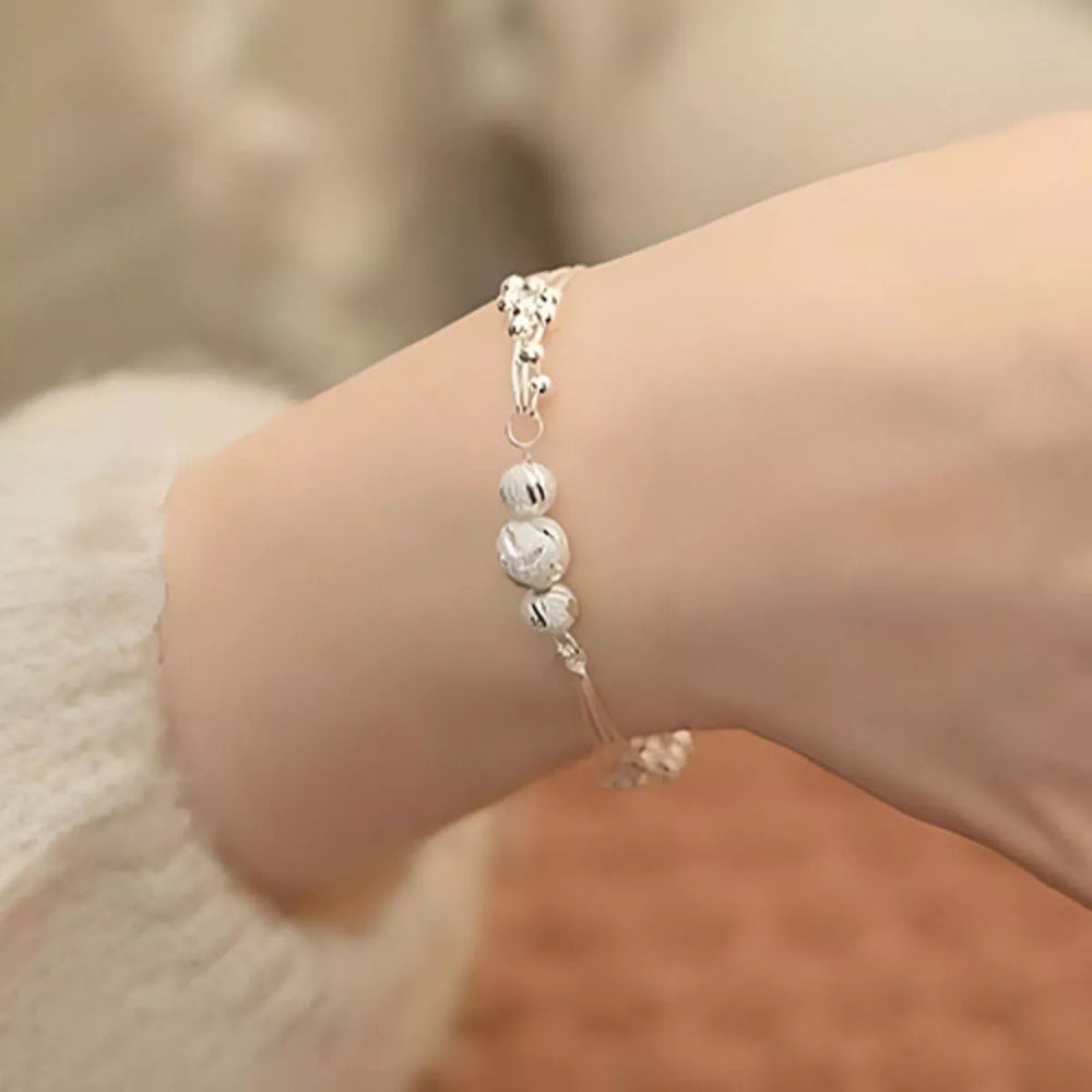 Sterling Silver Bead Chain Bracelet