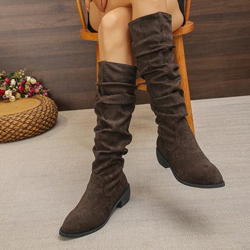 Point Toe Slouchy Boots