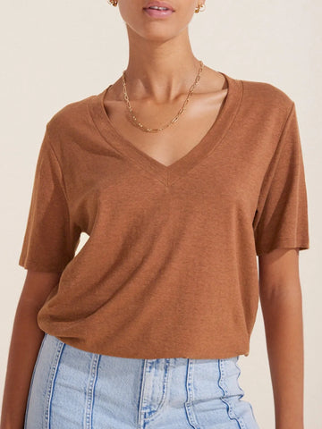 V Neck Short Sleeve T-Shirt