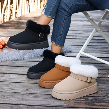 Round Toe Platform Boots