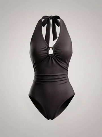 Halter Ruched Bodysuit
