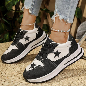 Star Lace Up Sneakers