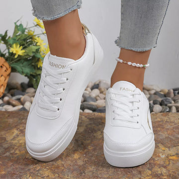 Round Toe Platform Sneakers