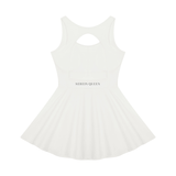 Serein Queen women's open-back performance tennis dress, back view