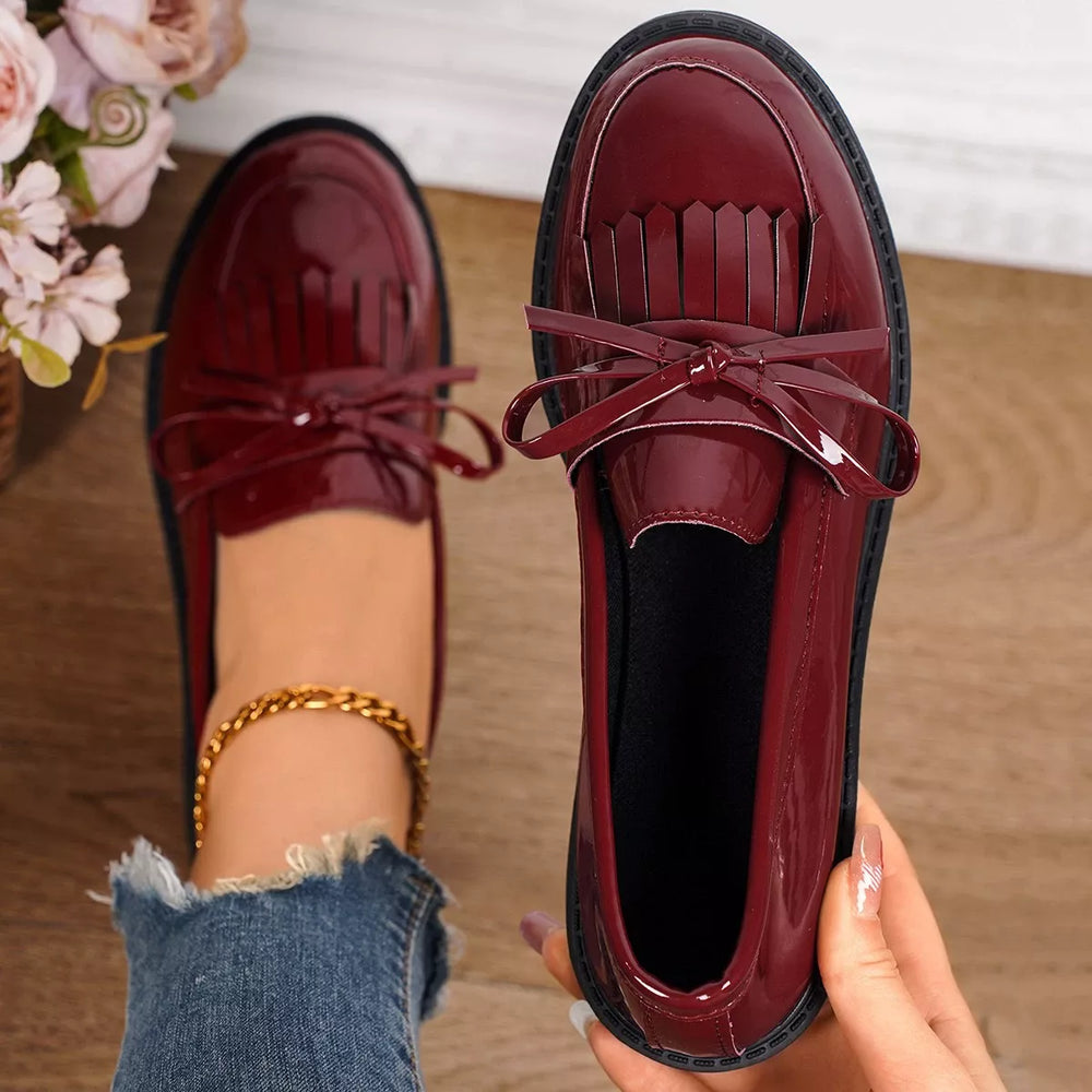 Round Toe Slip Ons