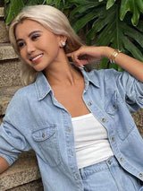 Light Blue Top