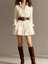 White (with Belt)