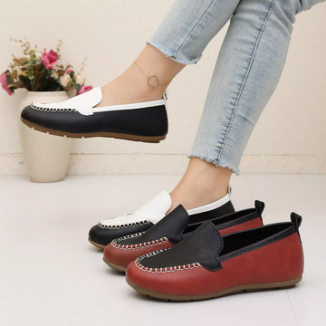 Round Toe Slip-Ons