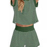 White Bars On Green Background