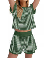 White Bars On Green Background