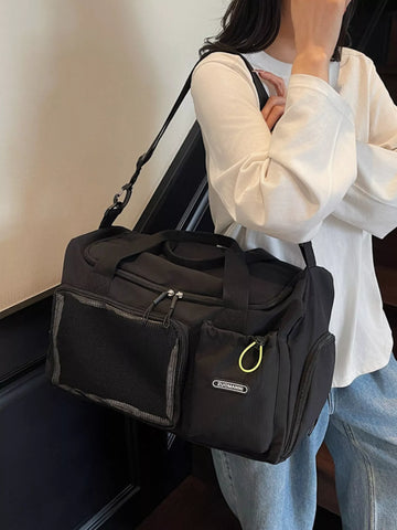 Drawstring Multi Pocket Travel Bag